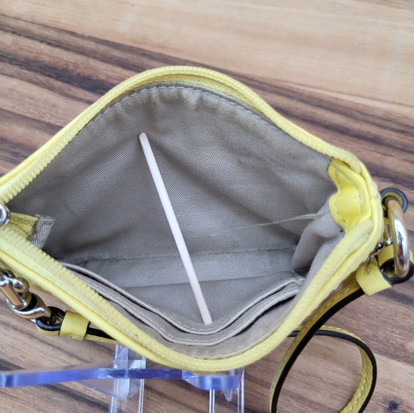 Coach Yellow Wristlet - Picture 4 of 7